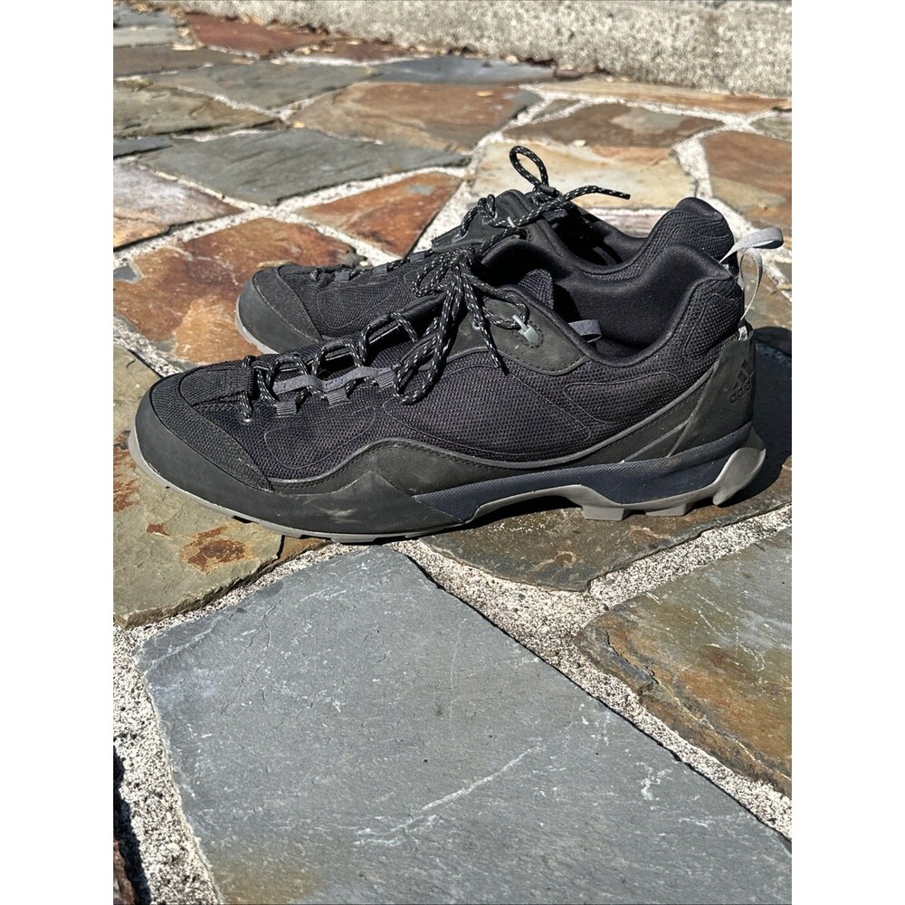 Adidas size 14  Sahale X Night Grey Black Mens Lifestyle Outdoor Sneakers FZ2328